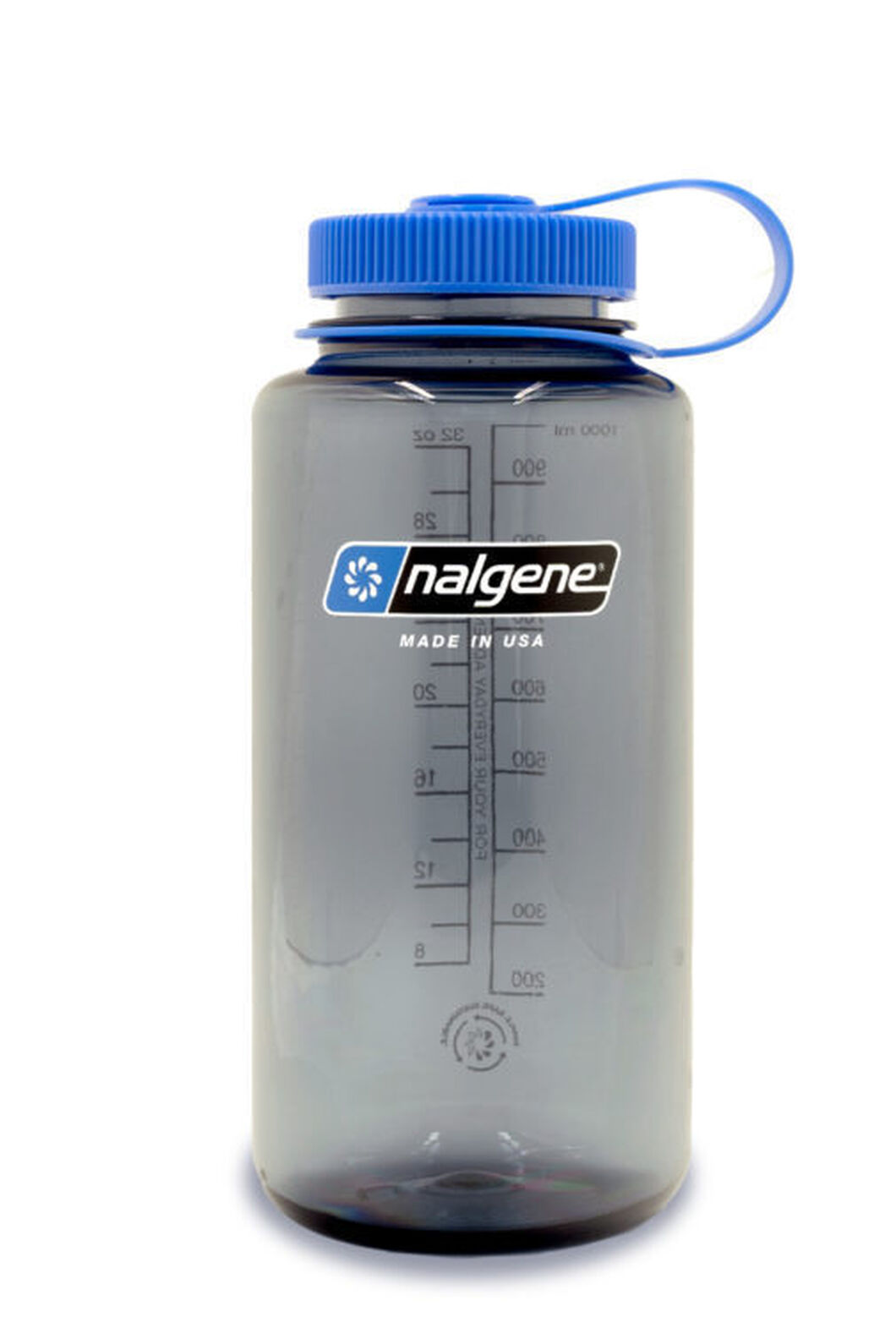 Nalgene Wide Mouth Sustain Bottle &mdash; 1L, Grey/Blue, hi-res