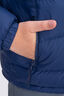 Macpac Kids' Halo Hooded Down Jacket, Naval Academy/Rust, hi-res
