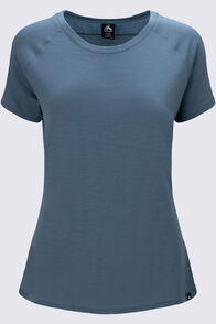 Macpac Women's Ella 180 Merino T-Shirt, Goblin Blue, hi-res