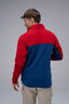 Macpac Men&rsquo;s Heritage Fleece Pullover, Salsa/Navy Peony, hi-res