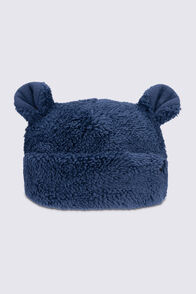 Macpac Baby Acorn Beanie, Navy Iris, hi-res