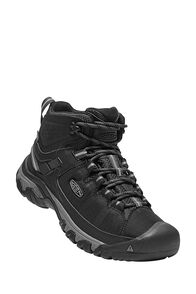 KEEN Men's Targhee EXP Mid WP Hiking Boots, Black/Steel Grey, hi-res
