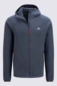 Macpac Men&rsquo;s Mountain Hooded Fleece Jacket, Turbulence, hi-res