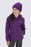 Macpac Kids' Mini Mountain Fleece Hoodie, Plum, hi-res