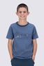 Macpac Kids' Explorer Fairtrade Organic Cotton Short Sleeve T-Shirt, Bering Sea, hi-res