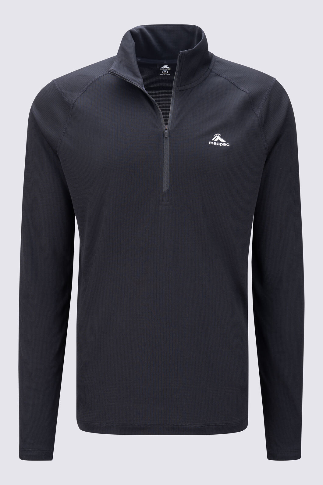 Macpac Men's Trail Pullover, Black, hi-res