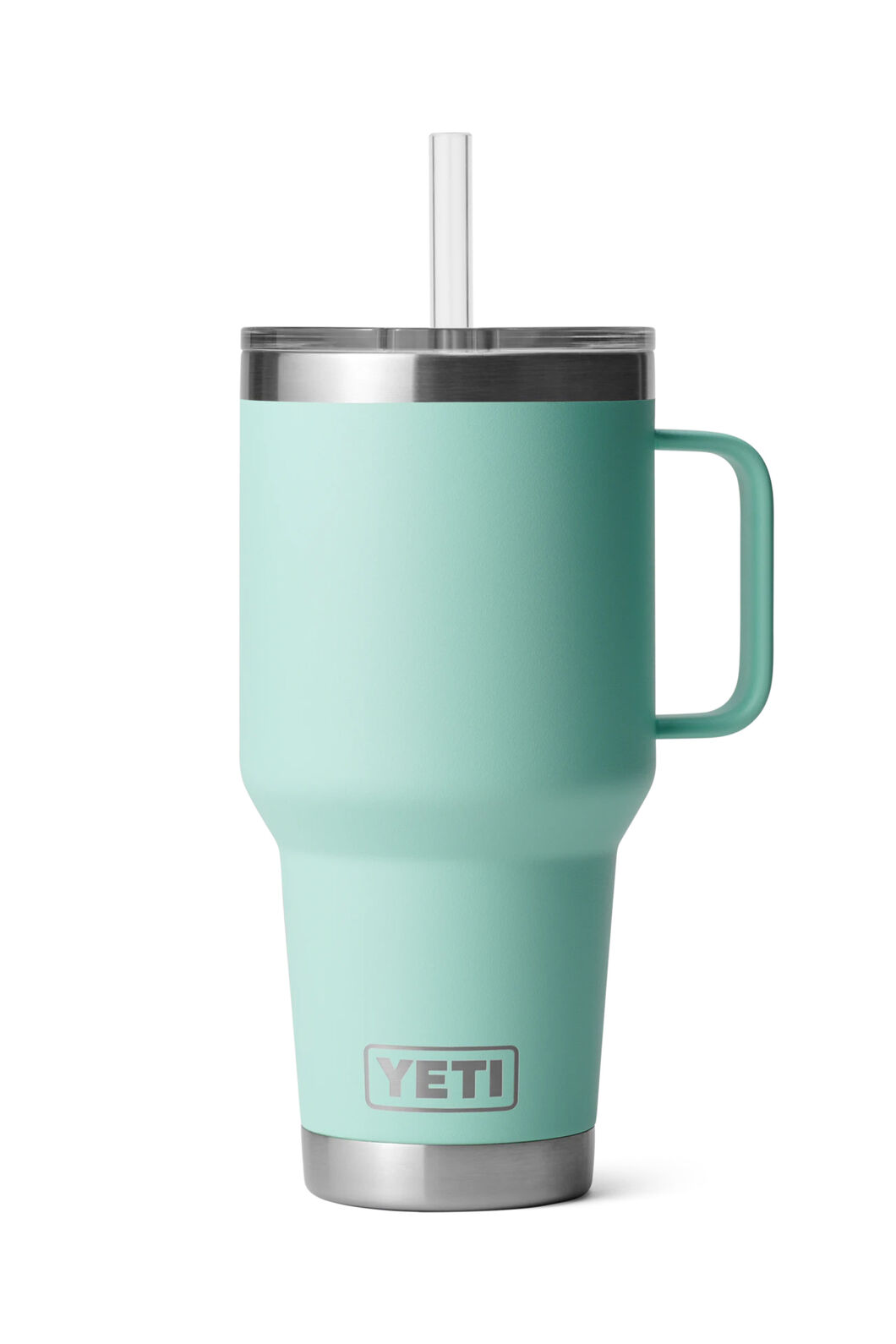 YETI® Rambler® Mug with Straw Cap — 35 oz, SEAFOAM, hi-res