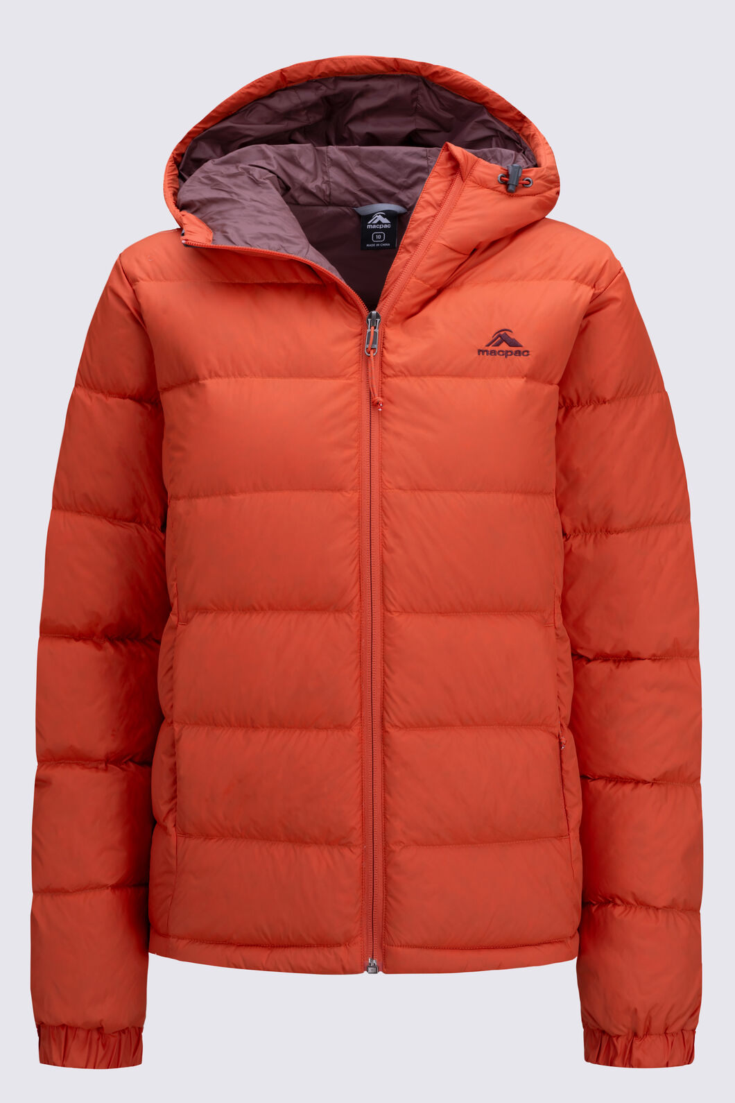 Macpac Women's Halo Hooded Down Jacket ♺, Summer Fig, hi-res