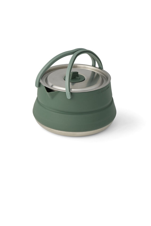 Sea to Summit Detour Stainless Steel Collapsible Kettle — 1.6L, Laurel Wreath, view 1