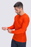 Macpac Men's Geothermal Long Sleeve Top, Pureed Pumpkin, hi-res