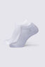 Macpac Everyday Ankle Sock — 2 Pack, Grey/White, hi-res