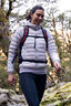 Macpac Women's Uber Light Hooded Down Jacket ♺, Raindrops, hi-res