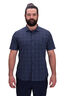 Macpac Men's Travel Lite Short Sleeve Shirt, Black Iris Check, hi-res