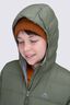 Macpac Kids' Halo Hooded Down Jacket, Four Leaf Clover, hi-res