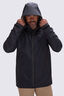 Macpac Men's Grafton Raincoat, Black, hi-res