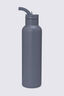 Macpac Insulated Standard Bottle with Straw Lid &mdash; 630ml, Slate Grey, hi-res