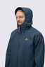 Macpac Men&rsquo;s Overcast Rain Jacket, Midnight Navy/ Dark Cheddar, hi-res