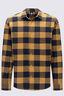 Macpac Men's Sutherland Slim Flannel Shirt, Cumin Check, hi-res