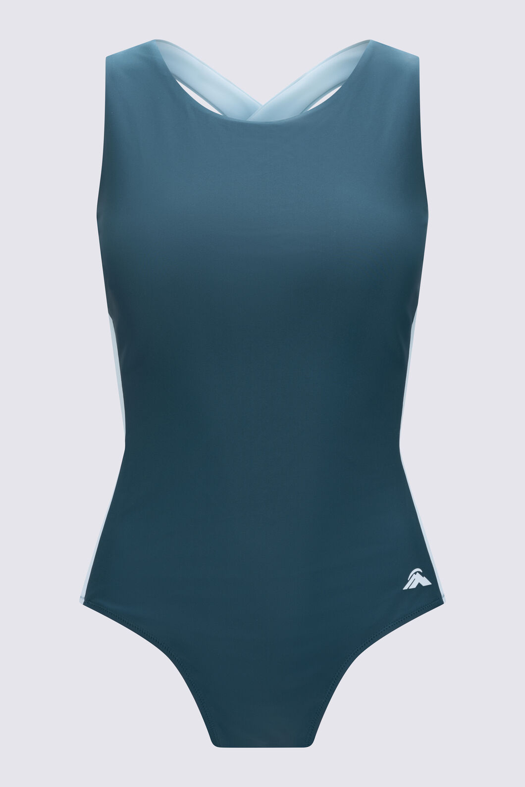Macpac Women's Southshore Active One Piece Swimsuit, Deep Teal/Icy Morn, hi-res