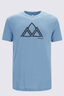 Macpac Men's 180 Merino T-Shirt, Windward Blue, hi-res
