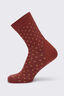Macpac Footprint Sock, Maple/Barn Red, hi-res