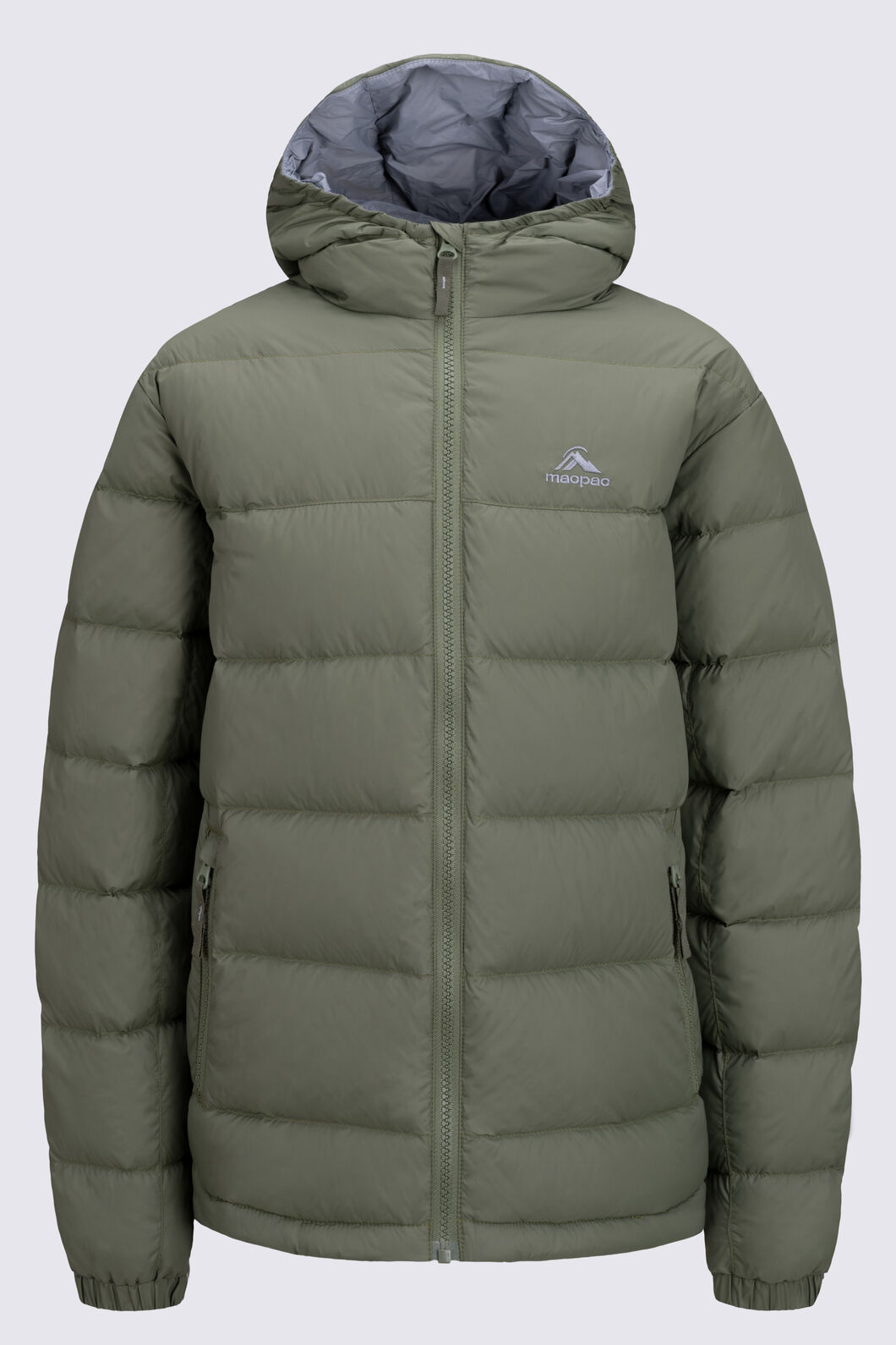 Macpac Kids' Halo Hooded Down Jacket, Four Leaf Clover, hi-res