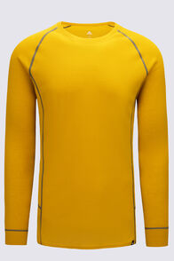 Macpac Men's Geothermal Long Sleeve Top, Tawny Olive, hi-res