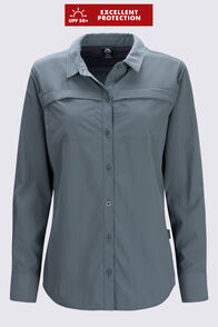 Macpac Women's brrr° Long Sleeve Shirt, Balsam, hi-res