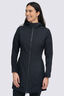 Macpac Women's Chord Long Coat, Black, hi-res
