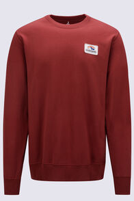 Macpac Men's Fairtrade Organic Cotton Crew, Brandy, hi-res