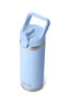 YETI® Rambler® Bottle with Straw Cap — 18 oz, Big Sky Blue, hi-res