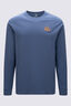 Macpac Men's Vintage Embroidered Fairtrade Organic Cotton Long Sleeve T-Shirt, Bering Sea, hi-res