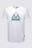 Macpac Men's Vintage Fairtrade Organic Cotton Short Sleeve T-Shirt, White, hi-res