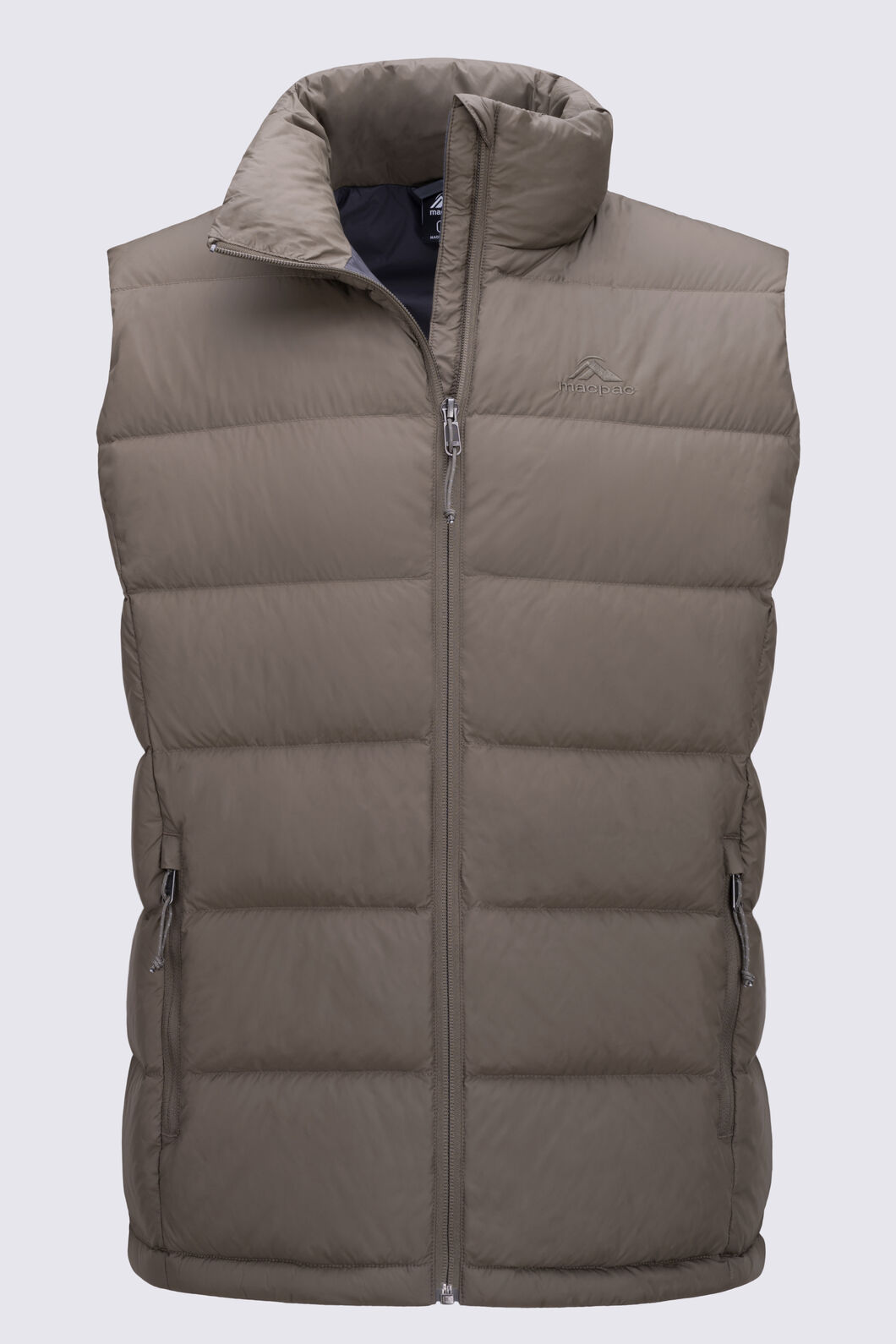 Macpac Men's Halo Down Vest ♺, Tarmac, hi-res