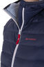 Macpac Women's Uber Light Hooded Down Jacket, Black Iris/Blue Fog, hi-res