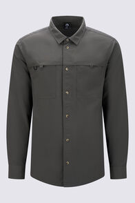 Macpac Men's Eastport Long-Sleeve Shirt, Beluga, hi-res