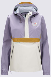 Macpac Women's Heritage Waterproof Anorak, Lavender/Pelican/Bone, hi-res