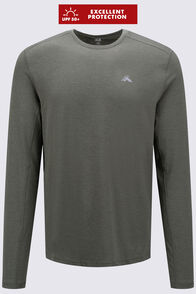 Macpac Men's brrr&deg; Long Sleeve T-Shirt, Four Leaf Clover, hi-res