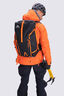 Macpac Pursuit AzTec&reg; 40L Alpine Backpack, Black/Red Orange, hi-res