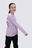 Macpac Kids' Abstract Waterway Fairtrade Organic Long Sleeve T-Shirt, Fair Orchid, hi-res