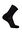 Macpac Merino Crew Sock, Black/Black, hi-res
