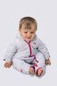 Macpac Baby Pulsar Insulated Onesie, Blue Ice/Xenon Blue Print, hi-res