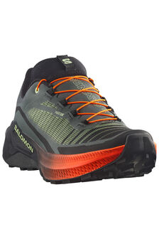 Salomon Men's Genesis 2 Trail Shoes, Urban Chic/Black/Lime Cream