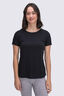 Macpac Women's Ella 180 Merino T-Shirt, True Black, hi-res