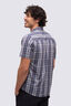 Macpac Men's Eclipse Short-Sleeve Shirt, Navy Iris Check, hi-res