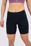 Macpac Women's Caples 7" Short Tights, Black/Black, hi-res