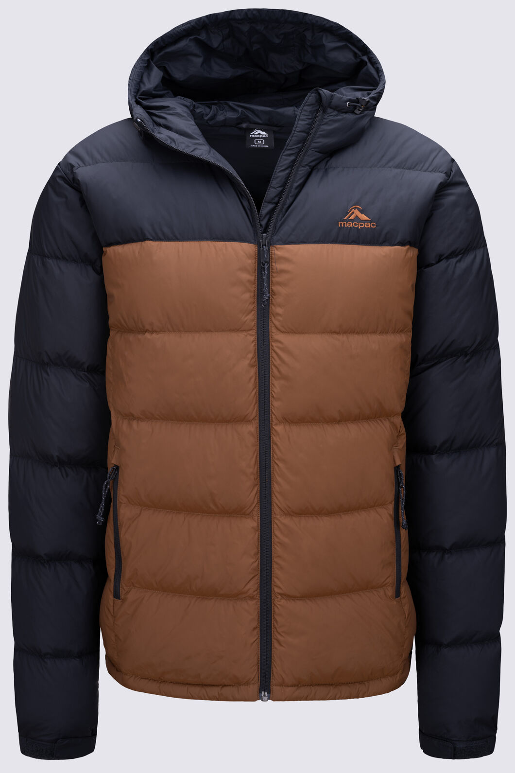 Macpac Men's Halo Hooded Down Jacket ♺, Toffee/Black, hi-res
