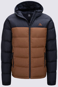 Macpac Men's Halo Hooded Down Jacket ♺, Toffee/Black, hi-res