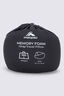 Macpac Memory Foam Wrap Travel Pillow, Gunmetal, hi-res