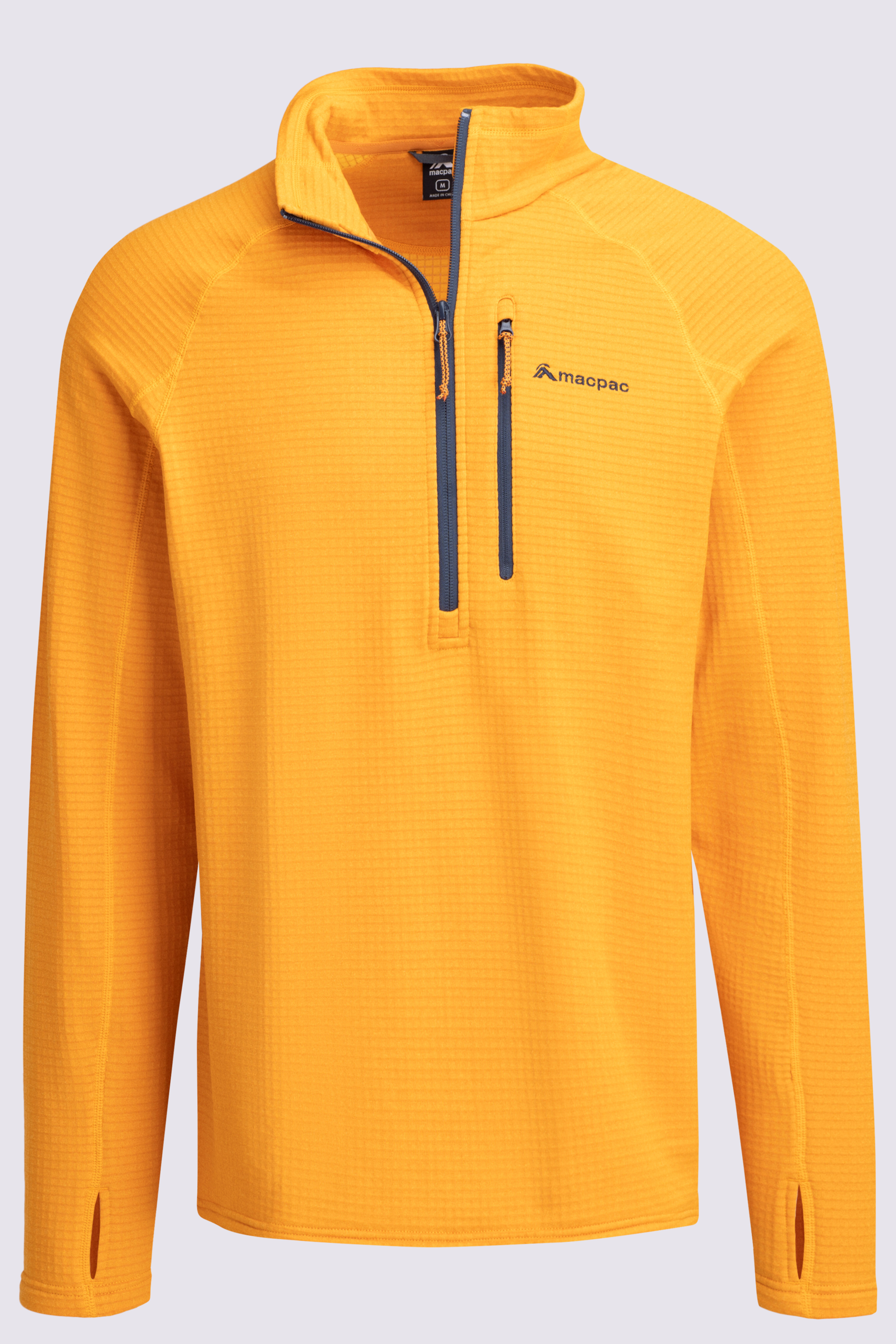 Polartec grid shop fleece pullover